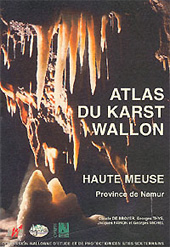 Couverture de l'Atlas du Karst Wallon sur la Haute Meuse