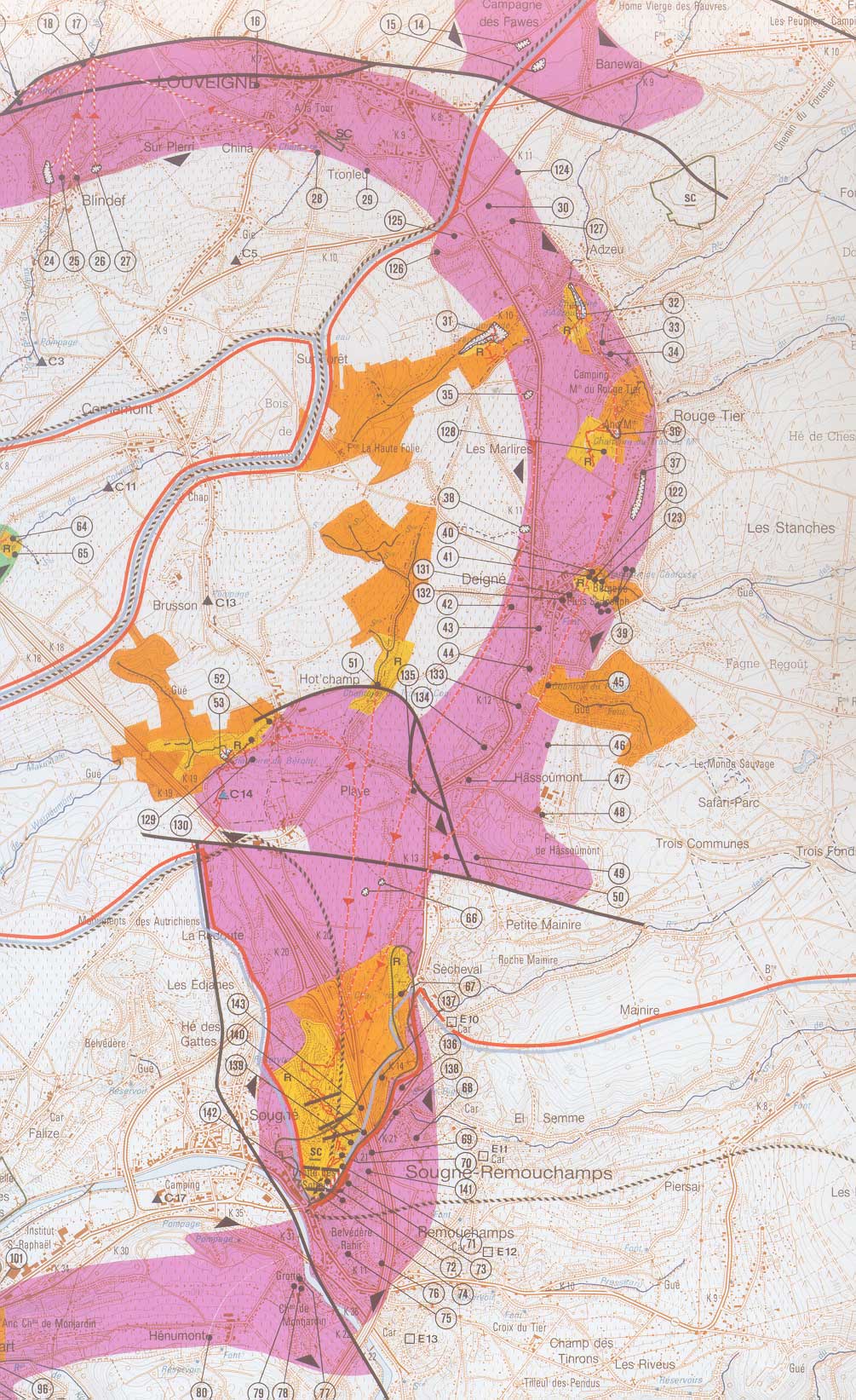 carte de Remouchamps